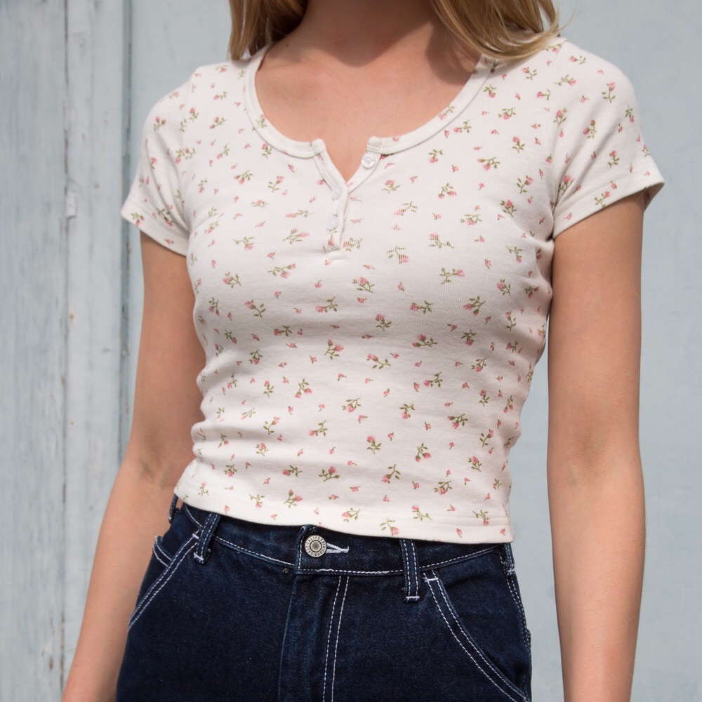 Floral zelly top